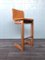 Vintage Stool in Wood and Fabric, 1970s 2