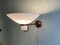Scandinavian Brass & Glass Wall Light from Lyfa, 1960s 2