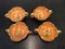 Tea Set In Hand Decorated Ceramic For 12 Persons, 1950s, Set of 28 6