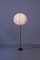 Swedish Floor Lamp with Paper Shade, 1950s 4