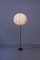 Swedish Floor Lamp with Paper Shade, 1950s, Image 4