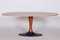 Mid-Century Rosewood Dining Table with Cast Iron Base, 1950s 9