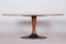 Mid-Century Rosewood Dining Table with Cast Iron Base, 1950s 8