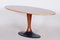 Mid-Century Rosewood Dining Table with Cast Iron Base, 1950s 3