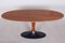 Mid-Century Rosewood Dining Table with Cast Iron Base, 1950s 7