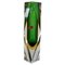 Green Murano Glass Vase by Flavio Poli for A. Mandruzzato, 1960s 1