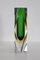 Green Murano Glass Vase by Flavio Poli for A. Mandruzzato, 1960s 6