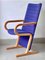 Blue Chair attributed to Rud Thygesen & Johnny Sørensen for Magnus Olesen, Denmark 1