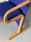 Blue Chair attributed to Rud Thygesen & Johnny Sørensen for Magnus Olesen, Denmark 11
