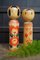 Vintage Traditional Narugo Kokeshi by Yusa Fukuju and Sakurai Shoji, Japan, 1950s, Set of 2 1