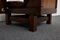 Set of Mid-Century Pine and Cognac Leather Lounge Chair & Ottoman, France, 1960s 29