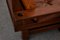 Set of Mid-Century Pine and Cognac Leather Lounge Chair & Ottoman, France, 1960s 26
