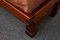 Set of Mid-Century Pine and Cognac Leather Lounge Chair & Ottoman, France, 1960s 36