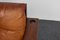 Sillón y otomana Mid-Century de pino y cuero coñac, Francia, años 60. Juego de 2, Imagen 38