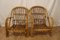 Set of Rattan Armchairs by Adrien Audoux & Frida Minet, 1950s 6
