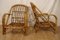 Set of Rattan Armchairs by Adrien Audoux & Frida Minet, 1950s 4
