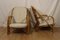 Set of Rattan Armchairs by Adrien Audoux & Frida Minet, 1950s 1