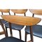 Sedie vintage in palissandro e pelle di Harry Østergaard per Randers Møbelfabrik, Scandinavia, set di 6, Immagine 3
