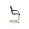 Sillas S55 de cuero negro de Thonet. Juego de 6, Imagen 8
