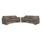 Set di divani DS 14 in pelle di De Sede, set di 2, Immagine 1
