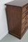Antique French Oak Apothecary / Filing Cabinet, Early 20th Century 5