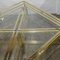 Hollywood Regency Glass Coffee Table with Nesting Tables, 1970s, Set of 5, Image 8