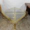Hollywood Regency Glass Coffee Table with Nesting Tables, 1970s, Set of 5, Image 4