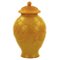 Chinese Yellow Beijing Glass Urn Vase, Image 3