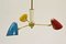 Vintage Italian Hanging Light in the style of Stilnovo, 1950s 2