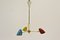 Vintage Italian Hanging Light in the style of Stilnovo, 1950s 1