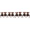 Walnut Sapporo Dining Chairs by Mario Marenco for Mobilgirgi, 1970s, Set of 8 3