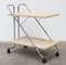 Carrello vintage in plastica e acciaio cromato, anni '70, Immagine 1