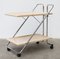 Carrello vintage in plastica e acciaio cromato, anni '70, Immagine 8