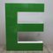 Vintage Large Green Letter E, Image 3