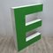 Vintage Large Green Letter E 7