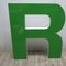 Vintage Large Green Letter R 3