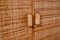 Exotic Cabinet in Wood and Rattan, 1960s 10