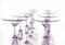Cyclamen Murano Wine Glass from Cenedese, 1950s, Set of 12 16
