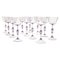 Cyclamen Murano Wine Glass from Cenedese, 1950s, Set of 12 1