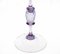 Cyclamen Murano Wine Glass from Cenedese, 1950s, Set of 12 15