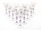 Cyclamen Murano Wine Glass from Cenedese, 1950s, Set of 12 19