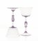 Cyclamen Murano Wine Glass from Cenedese, 1950s, Set of 12 7