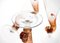 Amber Murano Glass and Pulegoso Nautilus Flutes from Cenedese, 1950s, Set of 6 13