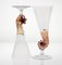 Amber Murano Glass and Pulegoso Nautilus Flutes from Cenedese, 1950s, Set of 6 16