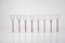 Pulegoso Murano Glass with Twisted Ruby ​​shank from Cenedese, 1950s, Set of 8 16
