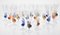 Murano Glass Nautilus Flutes from Cenedese, 1950s, Set of 18 2