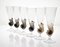 Murano Glass Nautilus Flutes from Cenedese, 1950s, Set of 18 12