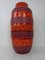Large Pop Art Glazed Ceramic Lava Vase from Scheurich, Germany, 1970s 3