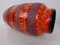 Large Pop Art Glazed Ceramic Lava Vase from Scheurich, Germany, 1970s 7