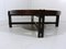 Niedriger Brutalistischer Japandi Couchtisch, Frankreich, 1960er 7